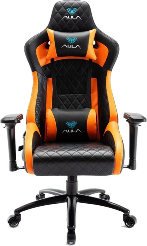 Кресло для геймеров Aula F1031 Gaming Chair Black/Orange (6948391286211) - Фото 1