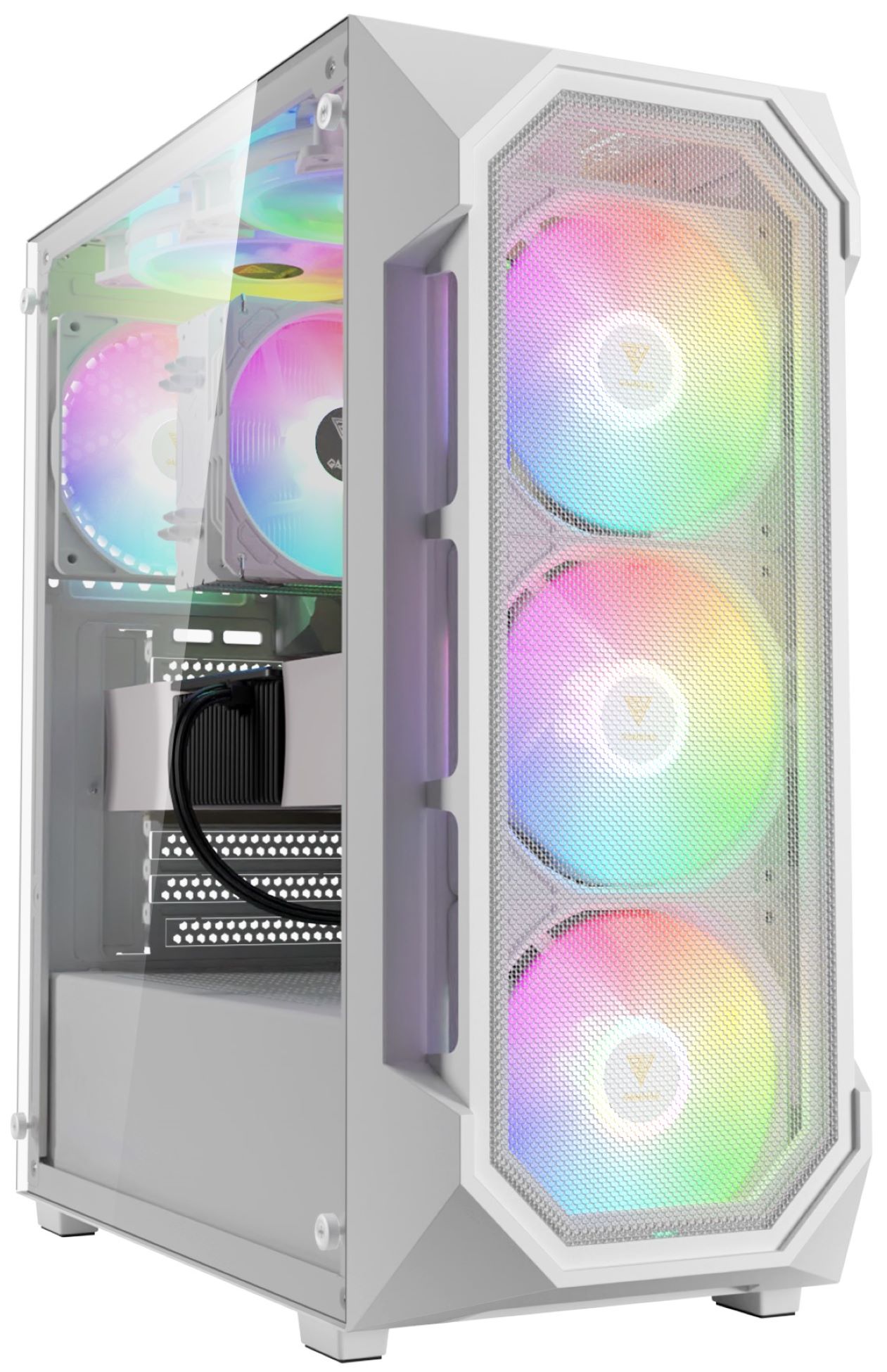 Корпус Gamdias AURA GC1 ELITE WH ARGB Mid-Tower (4711514500608) - Фото 1