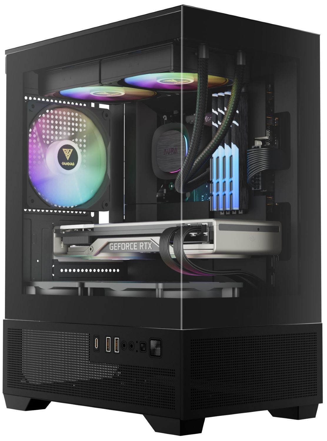 Корпус Gamdias AURA GC9M ELITE ARGB (4711514503135) - Фото 1
