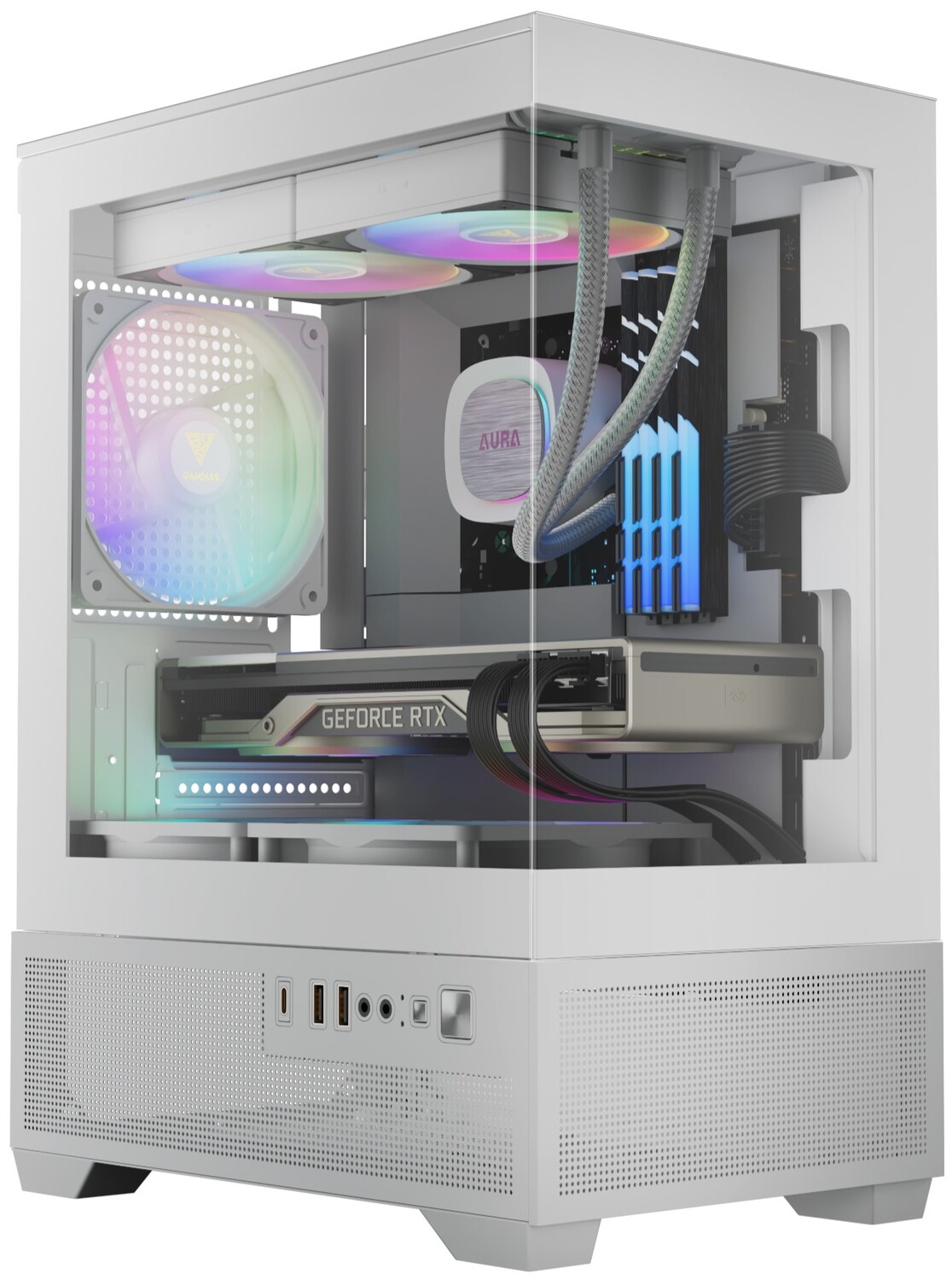 Корпус Gamdias AURA GC9M ELITE WH ARGB (4711514503142) - Фото 1