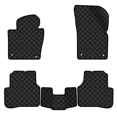 Коврики из экокожи в салон авто EVAtech ECO для Passat (B7) Volkswagen 2010-2014 7 поколение Sedan EU VW3694CP5AV4BBB - Фото 1