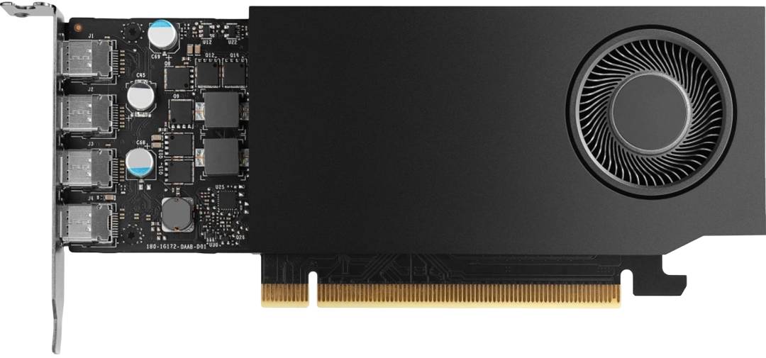 Відеокарта HP NVIDIA RTX A1000 8GB wMini brkt 4mDP GDDR6 (AV8J4AA) - Фото 1