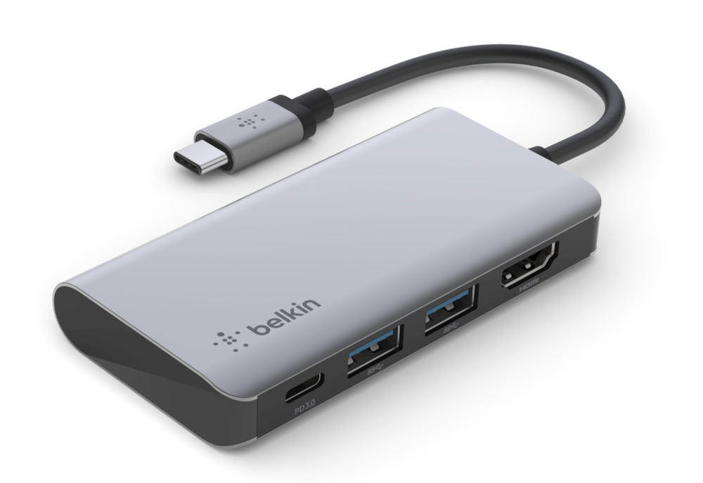 Хаб USB Belkin 4in1 Multiport Dock (AVC006BTSGY) - Фото 1