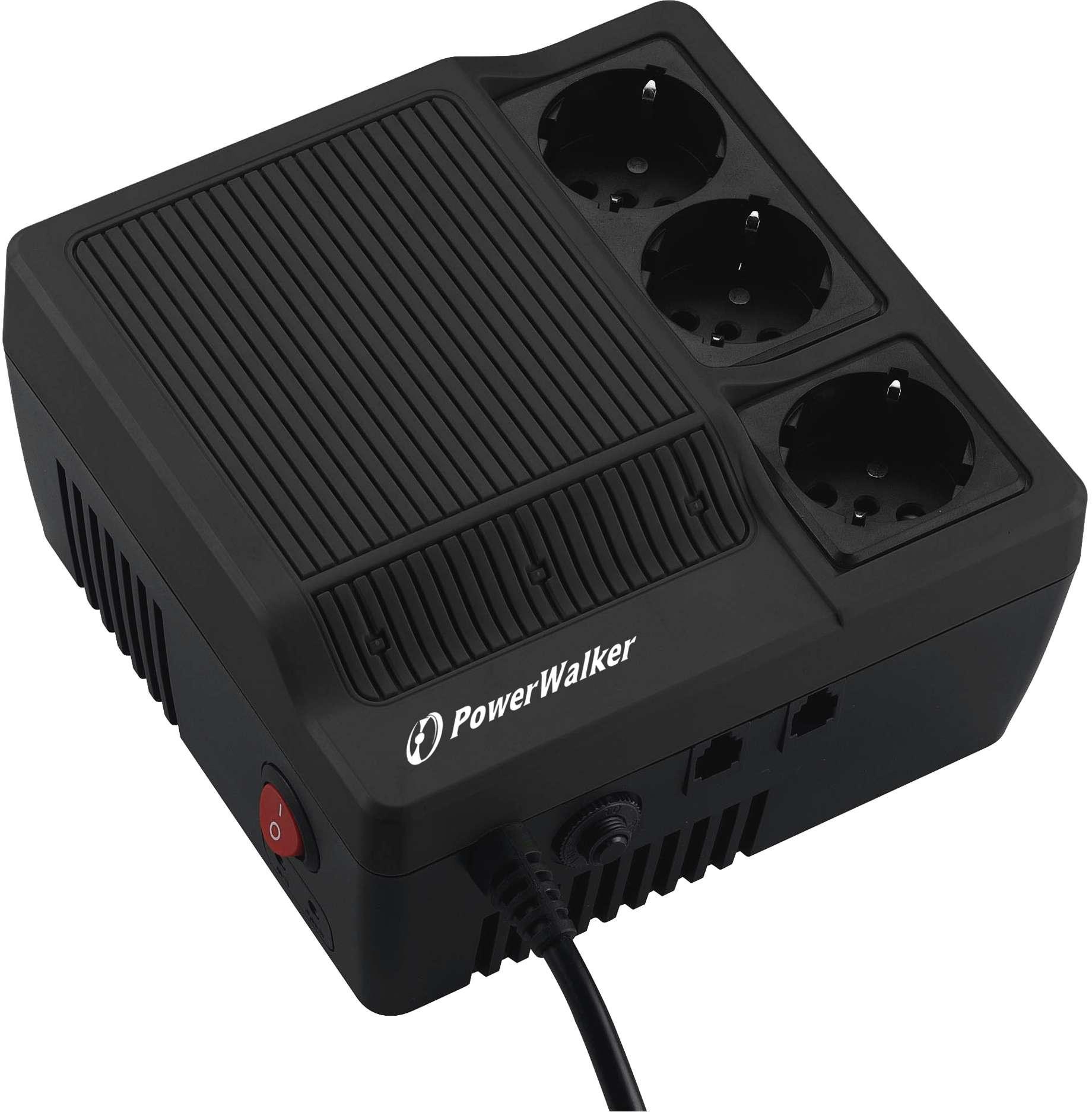 Стабилизатор напряжения PowerWalker AVR 1200 (10120302) - Фото 1