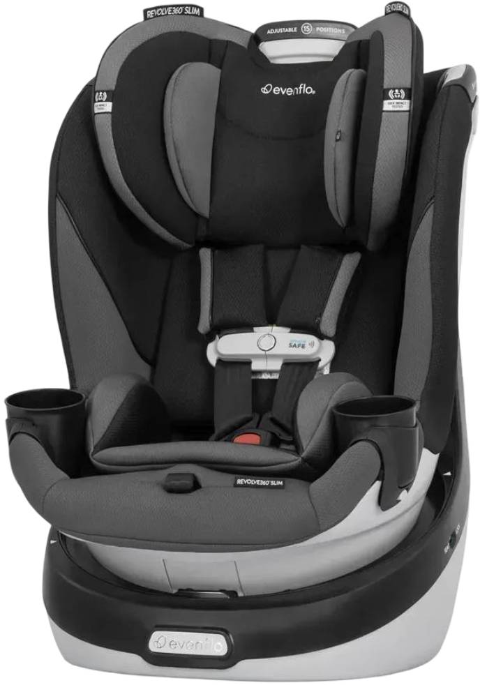 Автокресло Evenflo Gold SensorSafe Revolve 360 Slim - Obsidian Black (557) - Фото 1
