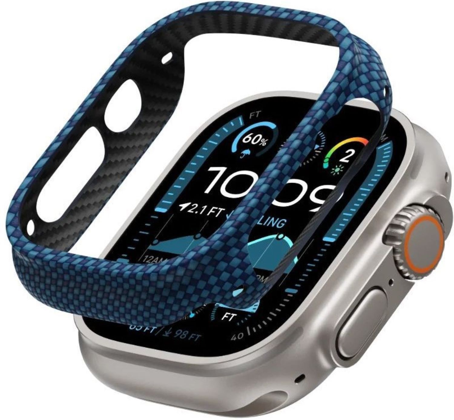 Чехол-бампер для смарт-часов Pitaka Air Case Moonrise for Apple Watch Ultra 2/Ultra 49mm (AWU2402) - Фото 1