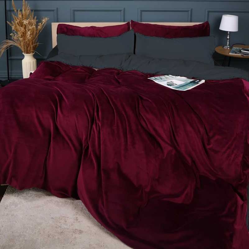 Комплект постельного белья детский MirSon Велюр Winter Frost 28-0005 + 28-0002 Azalea Velvet 110х140 (2200004006598) - Фото 1