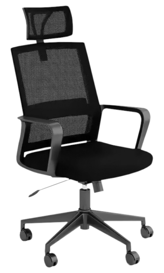 Крісло офісне GT Racer B-1415 Black - Фото 1