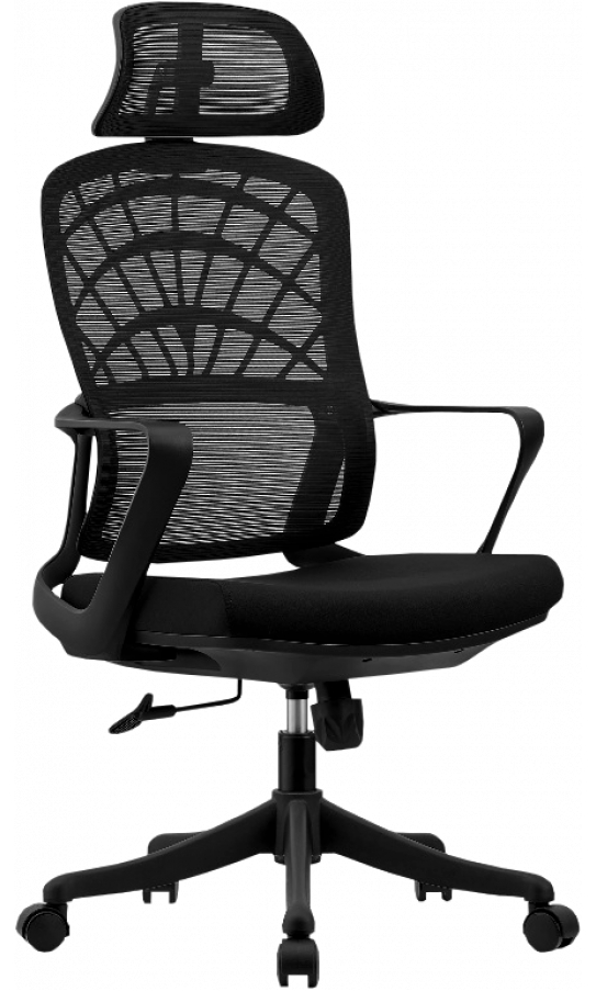 Кресло офисное GT Racer B-2355 Black - Фото 1