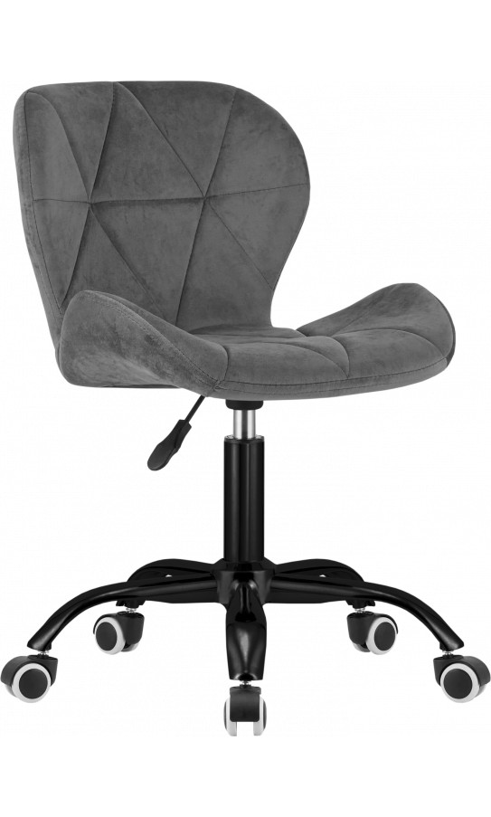 Кресло офисное GT Racer B-30 Velvet Dark Gray - Фото 1