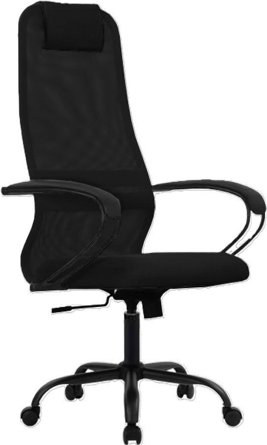 Крісло офісне GT Racer B-7105 Fabric Black - Фото 1