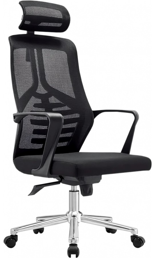 Кресло офисное GT Racer B-717A Black - Фото 1