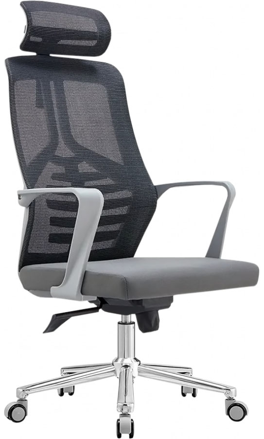 Кресло офисное GT Racer B-717A Gray - Фото 1