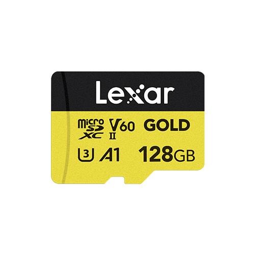 Карта пам'яті Lexar MICRO SDXC 128GB UHS-II GOLD (LMSGOLD128G-BNNNG) - Фото 1