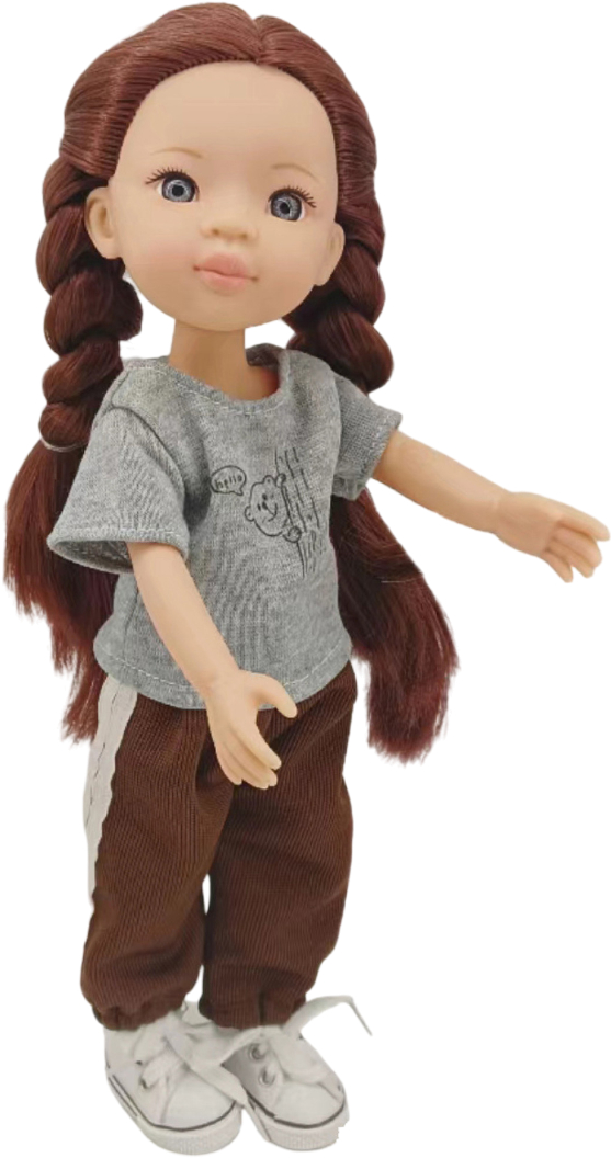 Кукла LS в брюках и кедах 33 см (LS1350-6) - Фото 1