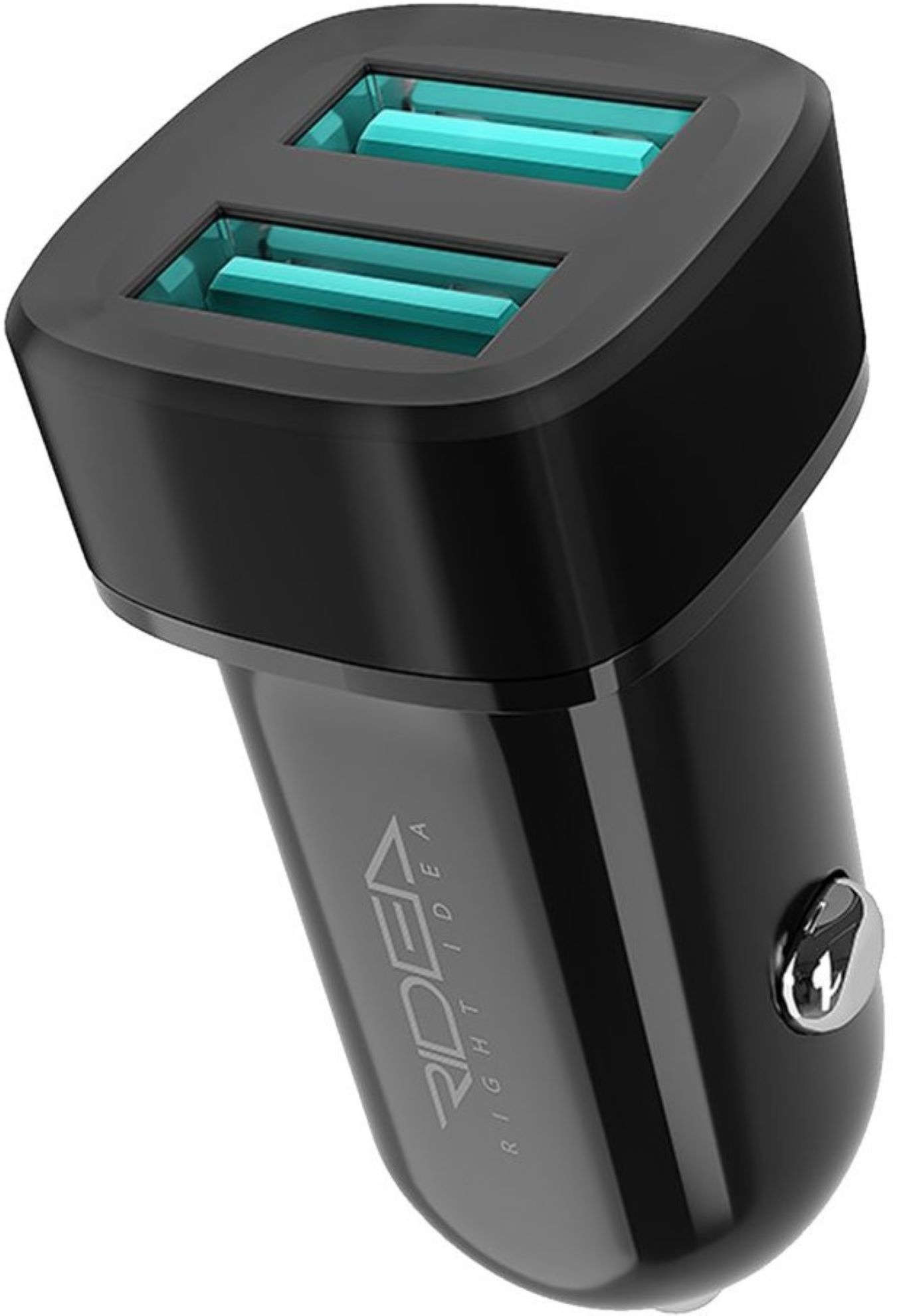 Автомобильное зарядное устройство Ridea Grand 2USB 2.4 A Black (RCC-21012) - Фото 1