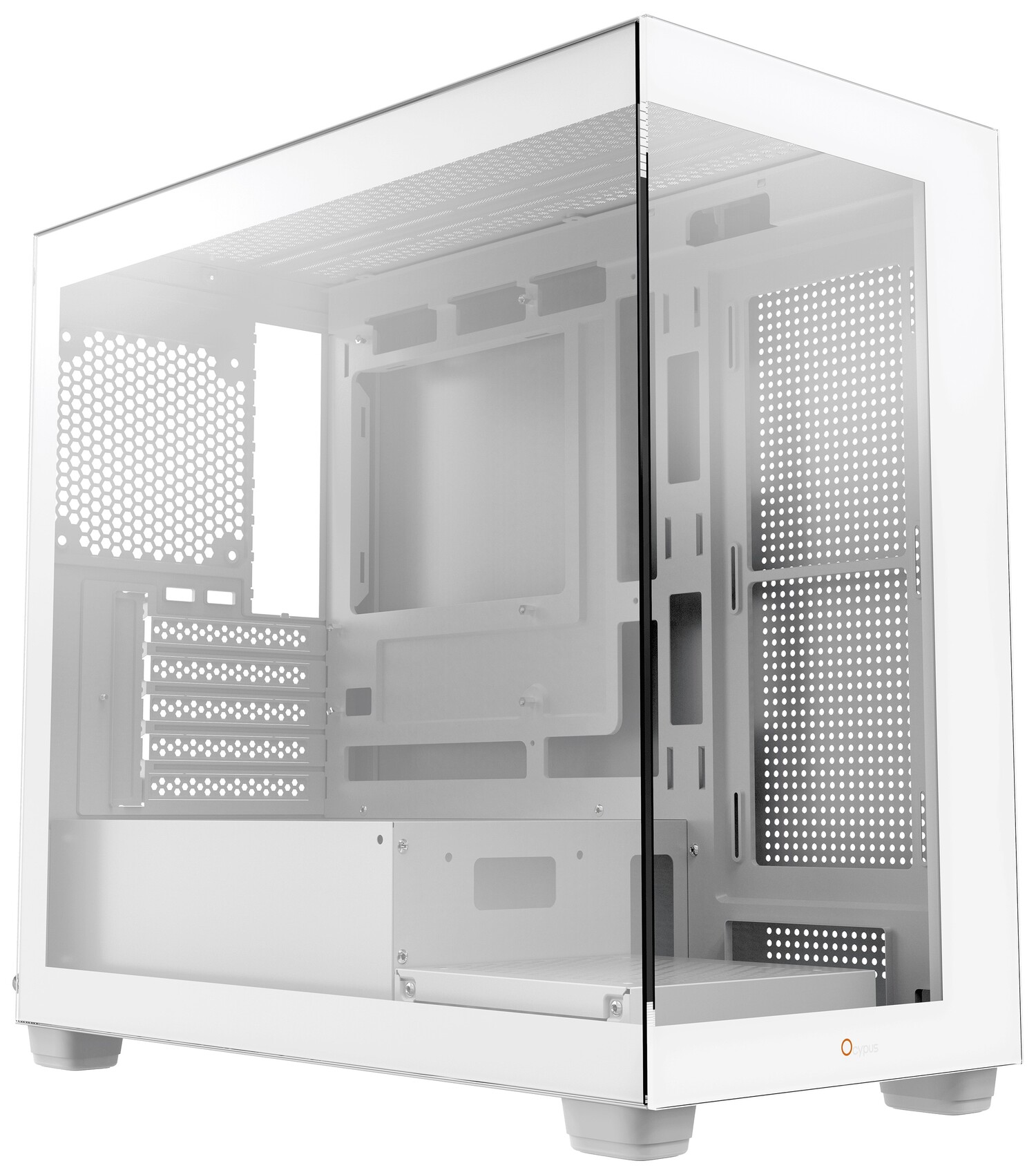 Корпус OCYPUS MATX W/O PSU GAMMA C52 WH (GAMMA-C52-WHD000XX-GL) - Фото 1