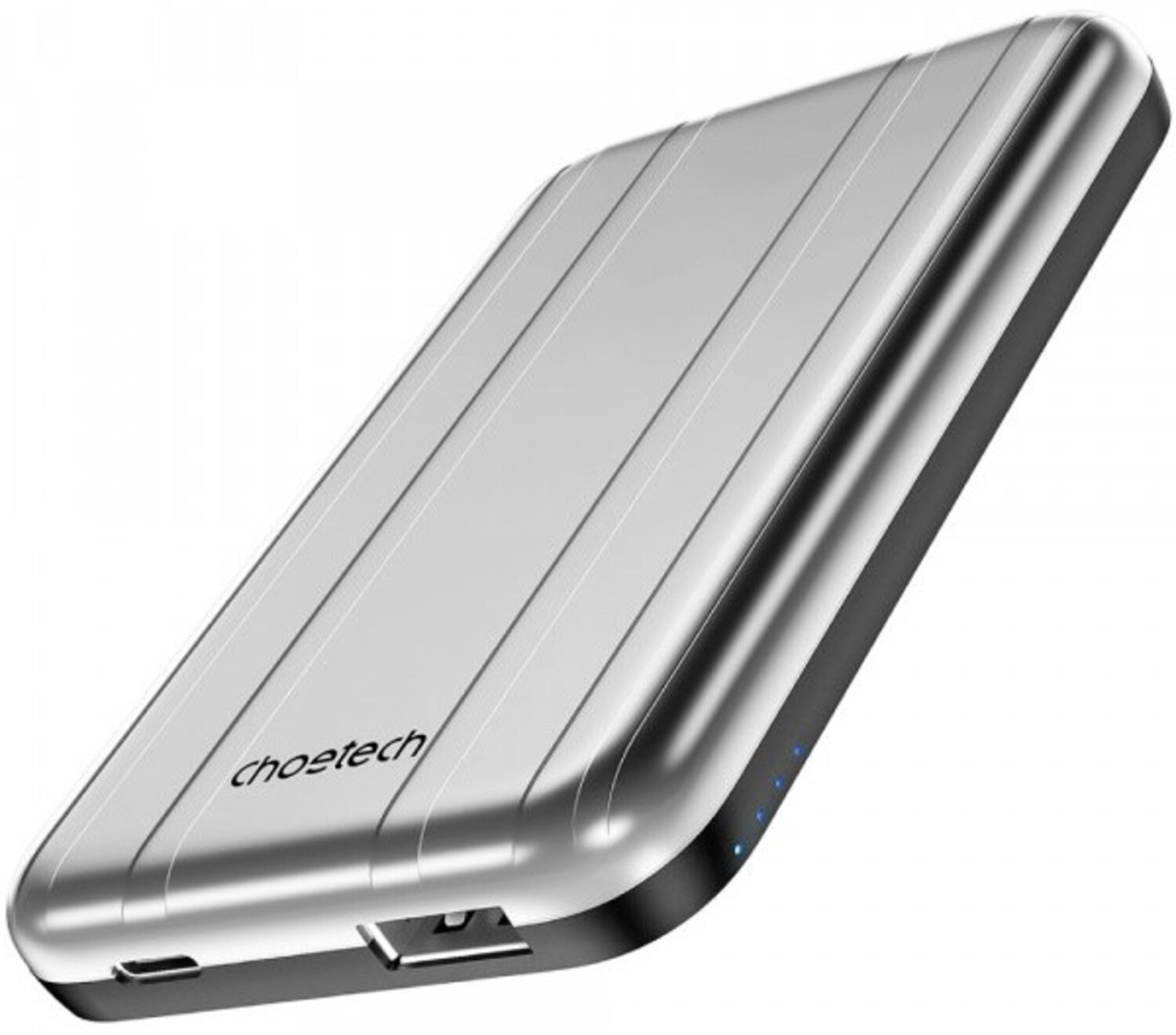 Купити Батарея мобільна Choetech Magnetic Wireless 5000mAh 10W Silver (6932112104779) - Фото 1 Батарея мобільна Choetech Magnetic Wireless 5000mAh 10W Silver (6932112104779) - Фото 1