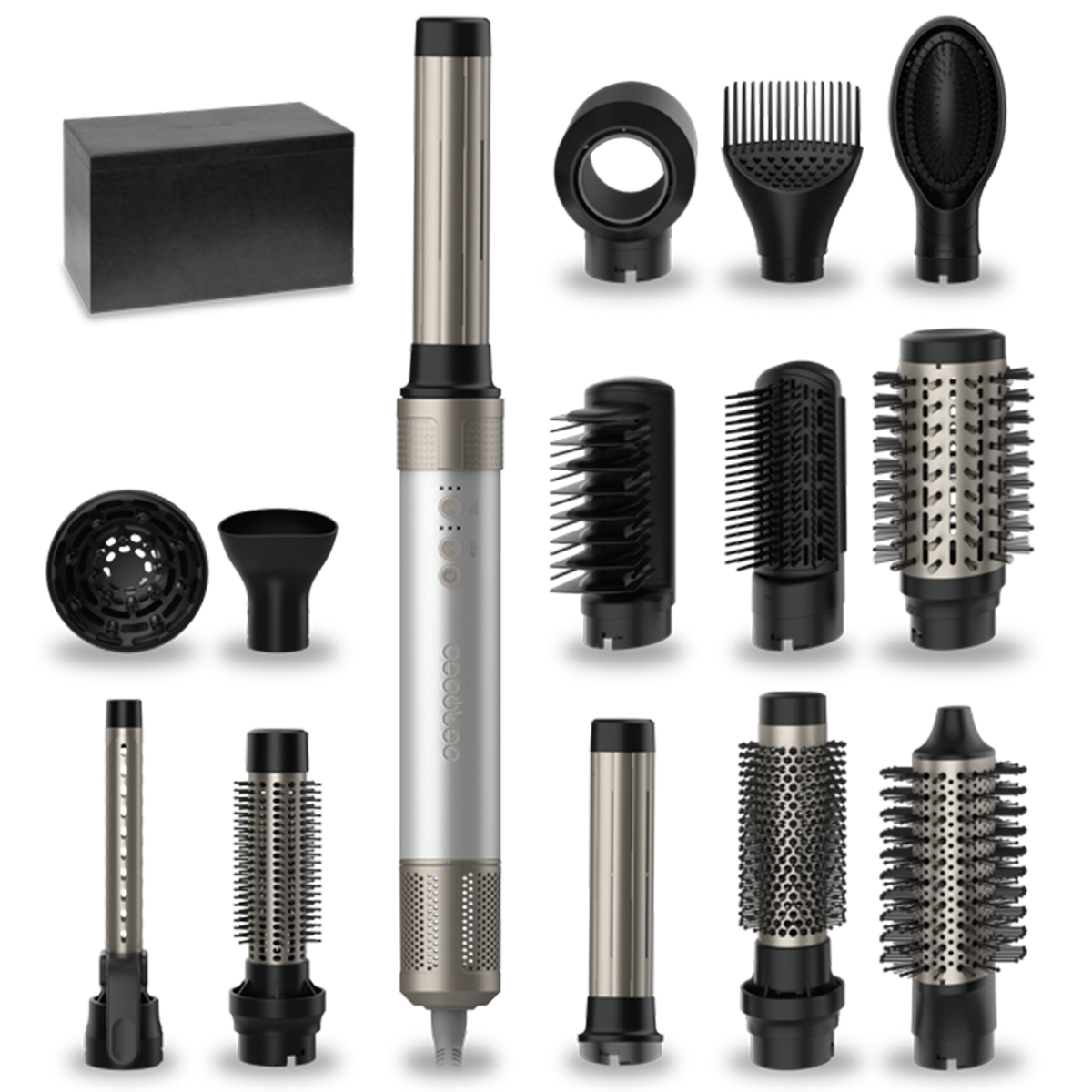 Стайлер Cecotec Bamba CeramicCare 14in1 AirGlam Aluminum (CCTC-00254) - Фото 1