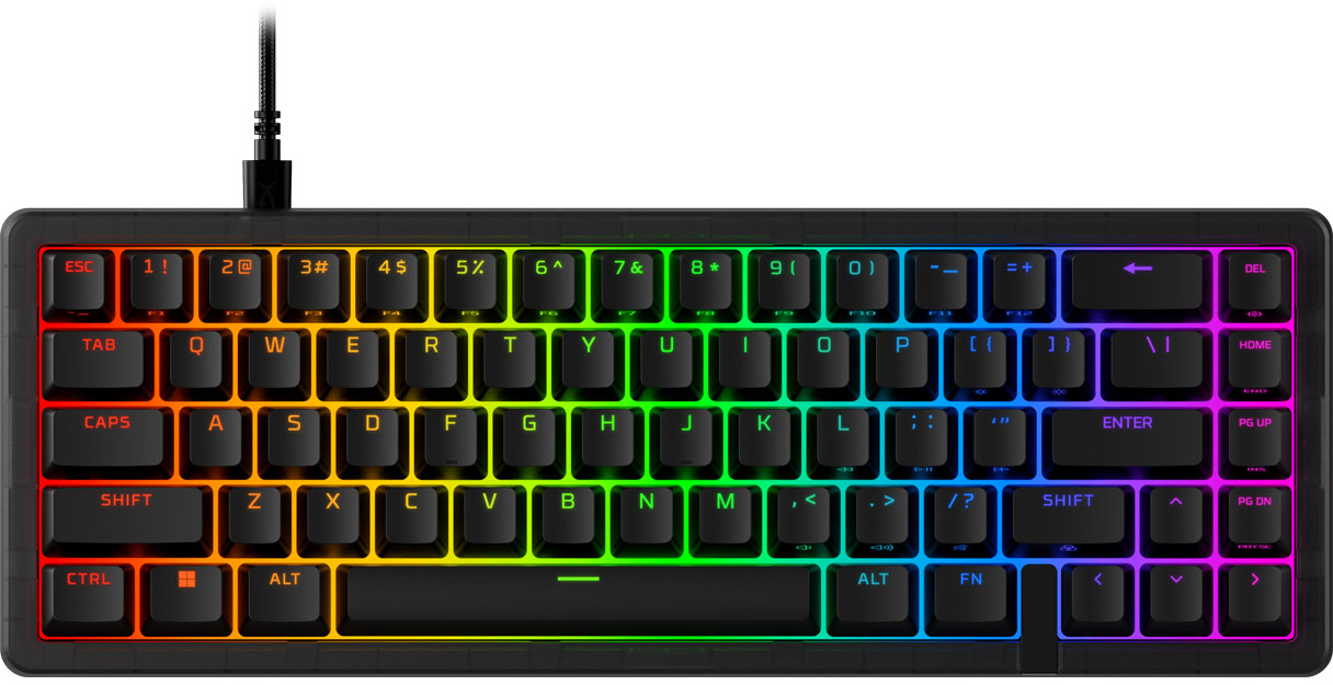 Клавіатура дротова ігрова HyperX Origins 2 65 HX Red USB Black (B4QS3AA)