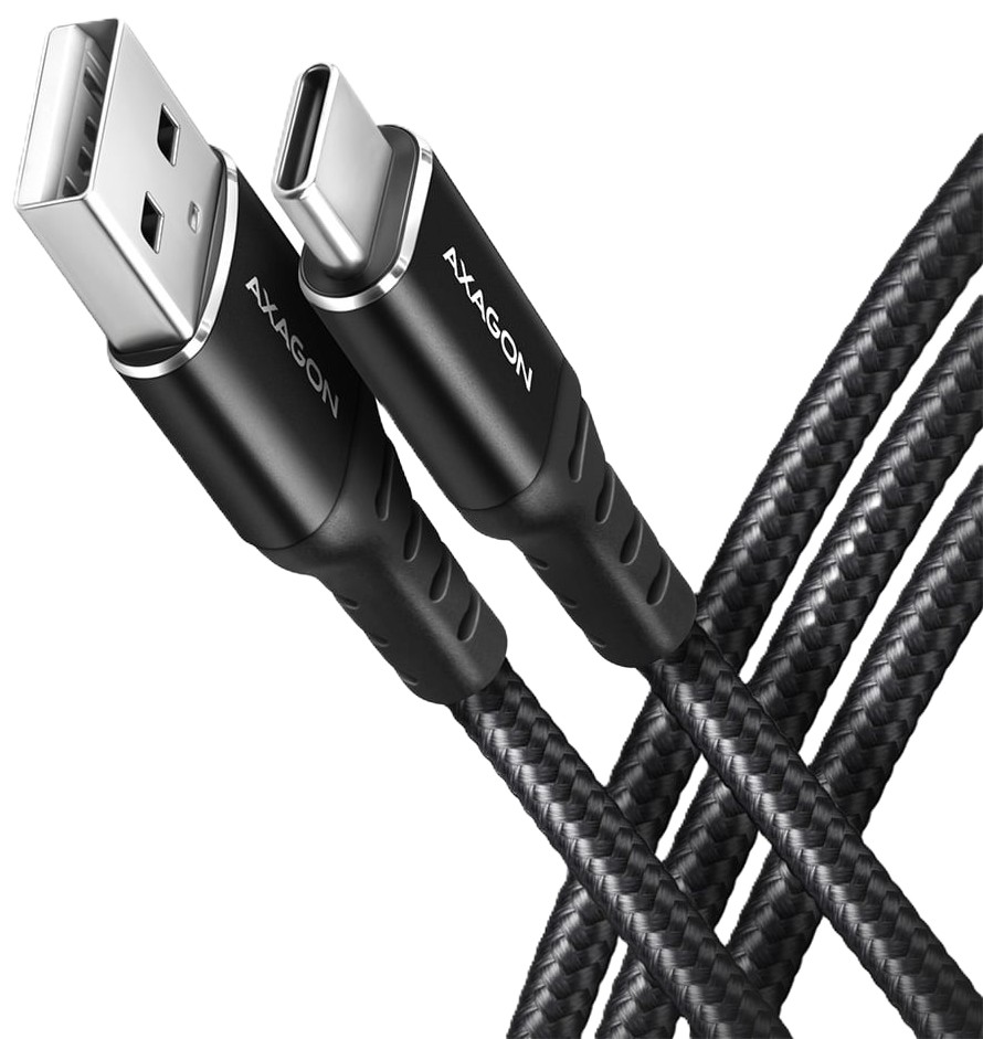 Кабель синхронизации данных AXAGON USB-C TO USB2.0 1.5m (BUCM-AM15AB) - Фото 1