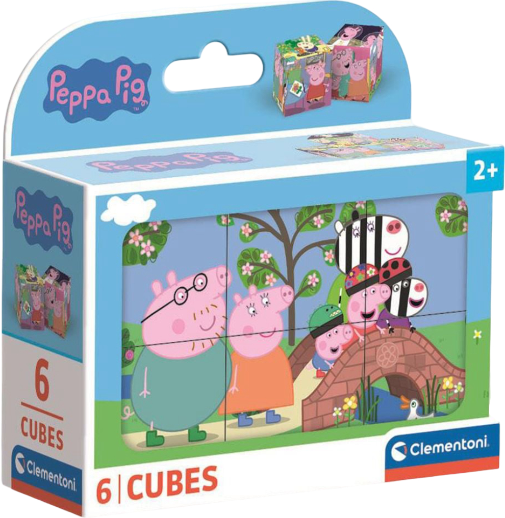 Купити Кубики Clementoni Peppa pig 6 ел. (40659) - Фото 1 Кубики Clementoni Peppa pig 6 ел. (40659) - Фото 1