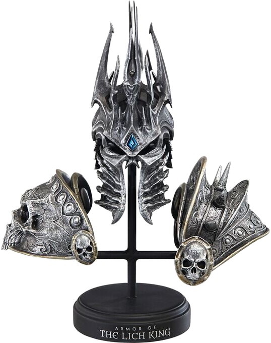 Колекційна фігурка World of Warcraft Iconic Helm and Armor of Lich King 25,5 см (B66709) - Фото 1
