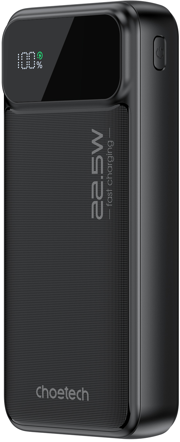 Батарея мобильная Choetech B729 20000mAh PD 22.5W Black (B729-BK) - Фото 1