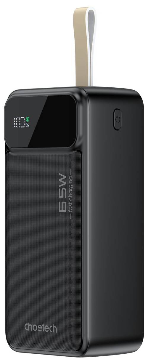Батарея мобильная Choetech B734 40000mAh 65W Black (B734-CCBK) - Фото 1