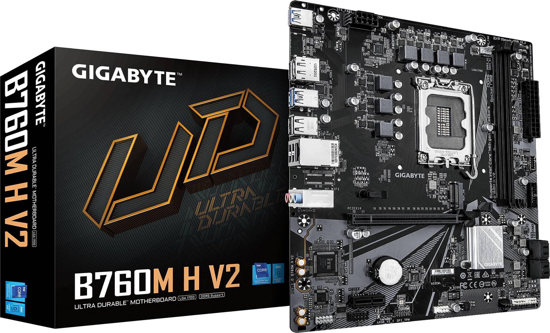 Материнская плата Gigabyte B760M H V2 DDR5 - Фото 1