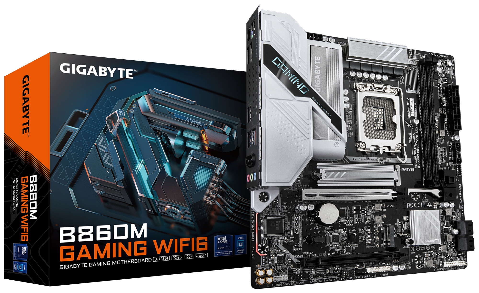 Материнська плата Gigabyte B860M GAMING WIFI6 - Фото 1