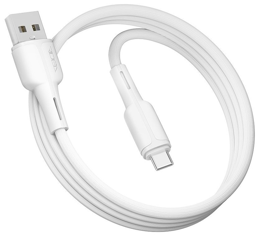 Кабель синхронизации данных Ridea CommonPro Type-C 3A White (RC-CO10) - Фото 1