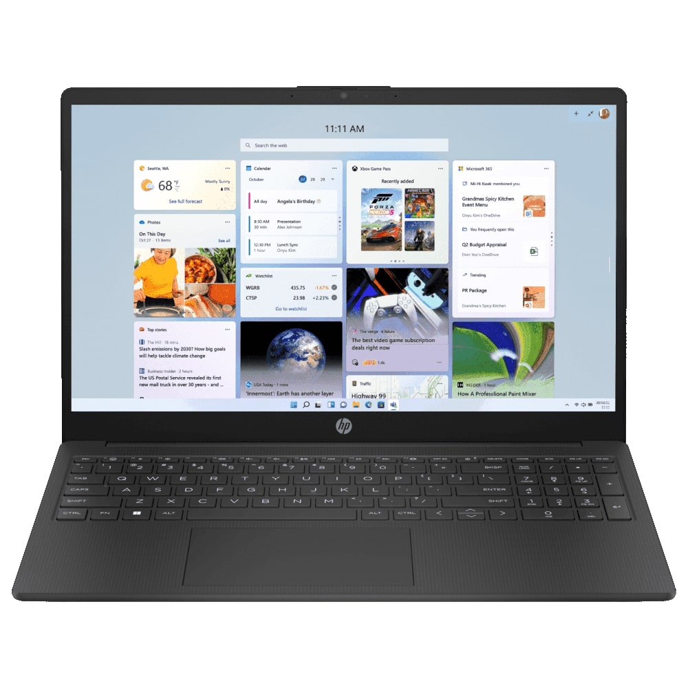 Ноутбук HP Laptop 15-fc0136ua (B9PE9EA) Jet Black - Фото 1