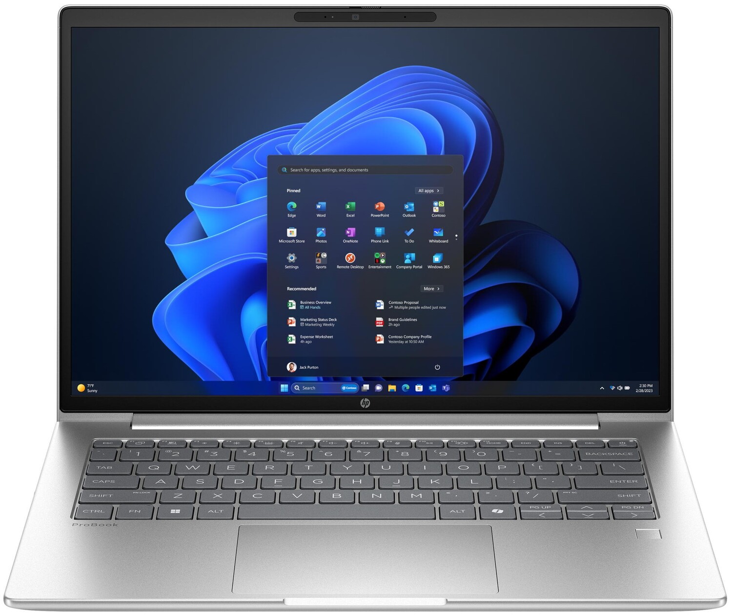 Ноутбук HP Probook 4-G1a (B9ZG9ET) Pike Silver - Фото 1