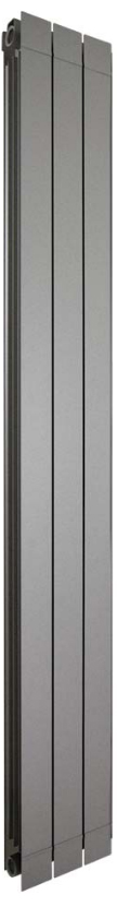 Радіатор опалення Nova Florida Ledro S/90 1600 мм  ARDESIA/SLATE GREY 3B 3 секції (81ELE3R403) - Фото 1