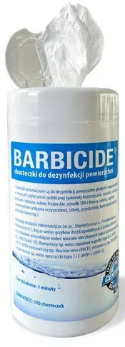 Чистящее средство для оргтехники Barbicide Wipes 100 шт. (5906735706161) - Фото 1