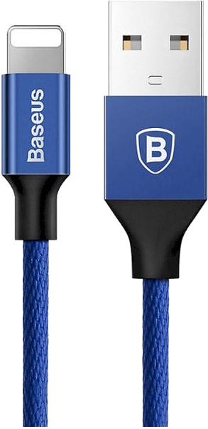 Кабель синхронізації даних Baseus Yiven USB-Lightning 1.2m Navy Blue (CALYW-13) - Фото 1