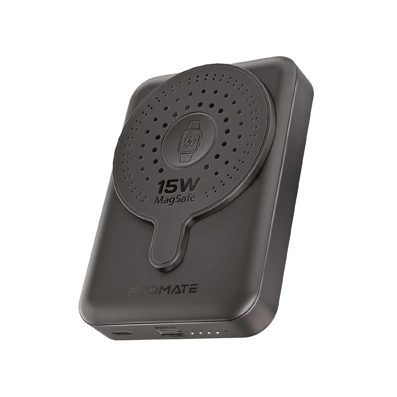 Батарея мобильная Promate 10000mAh (powermag-duo.black) - Фото 1