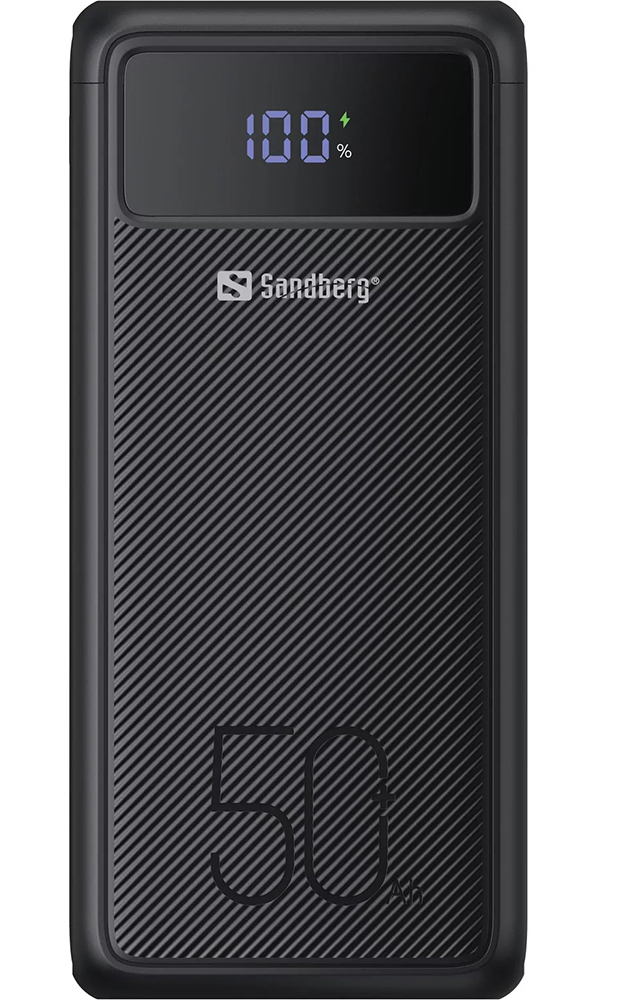Батарея мобильная Sandberg PD 50000mAh 130W PD 3хUSB 3xType-C LED 2W (420-75) - Фото 1