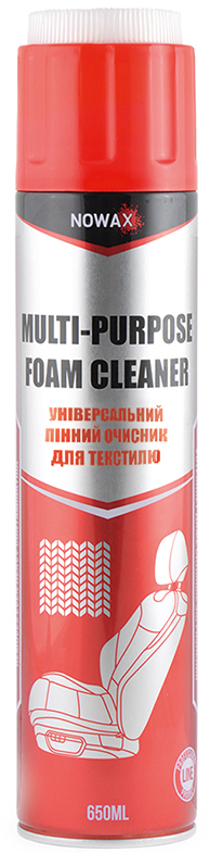 Очисник для авто NOWAX текстилю MULTI-PURPOSE FOAM CLEANER 650 мл (NX65000) - Фото 1