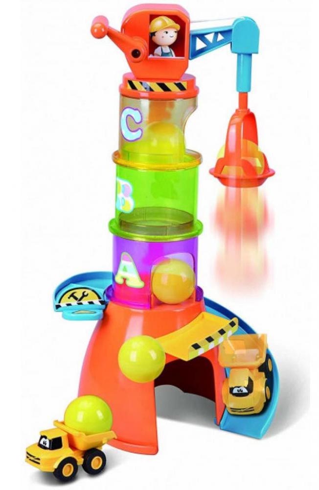Базовый игровой транспорт для малыша Bb Junior Volvo Stacking Crane (16-88605) - Фото 1