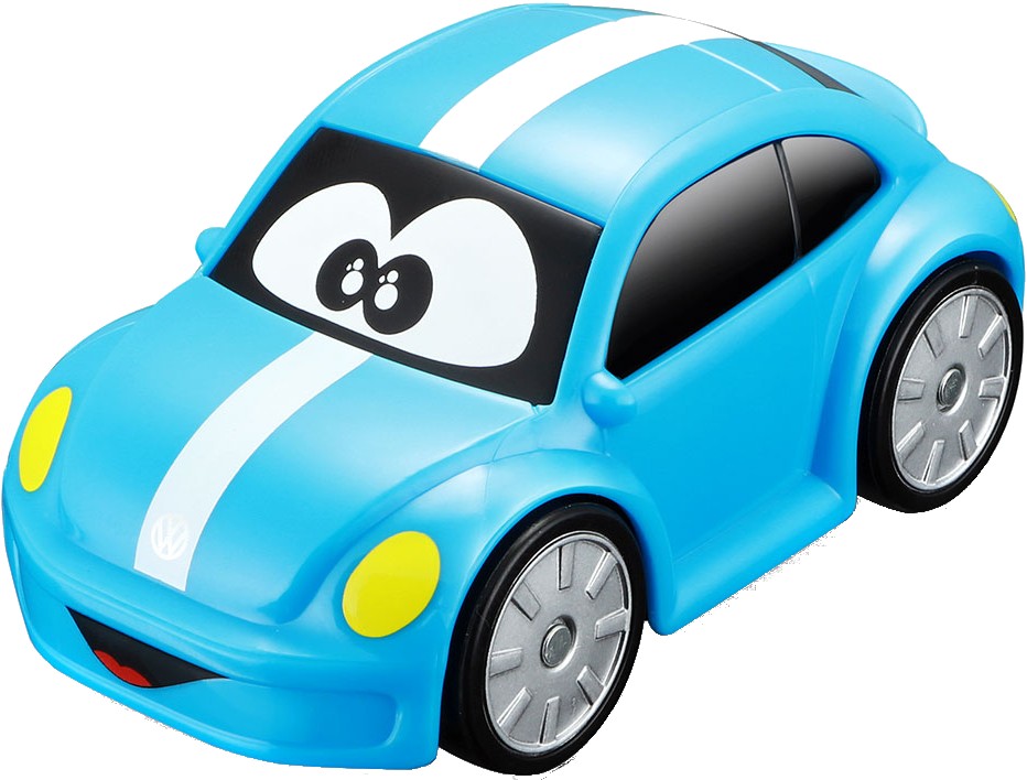 Базовый игровой транспорт для малыша Bb Junior VW New Beetle Синяя (16-85122_blue) - Фото 1