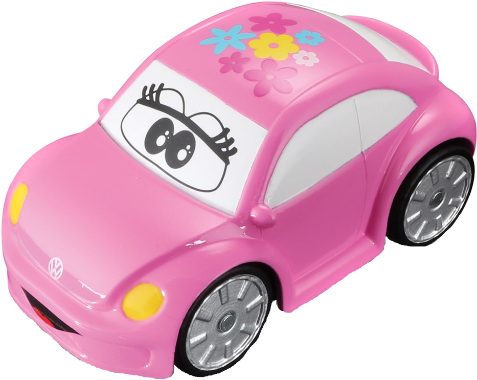 Базовый игровой транспорт для малыша Bb Junior VW New Beetle Розовая (16-85122_pink) - Фото 1