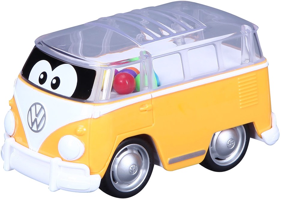 Базовый игровой транспорт для малыша Bb Junior VW Samba Bus Желтая (16-85109_yellow) - Фото 1