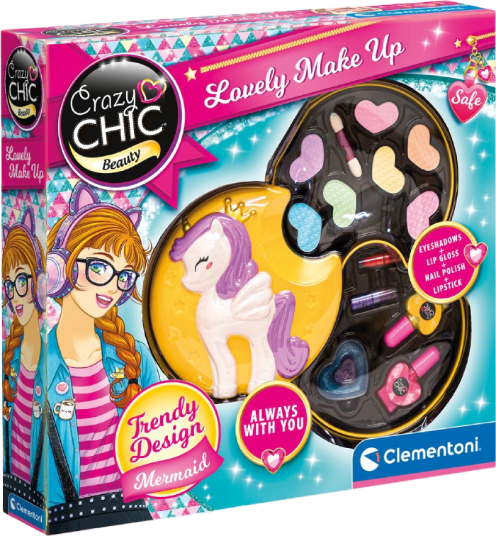 Набір косметики Clementoni Lovely Make Up. Unicorn серія Crazy Chic (18643) - Фото 1