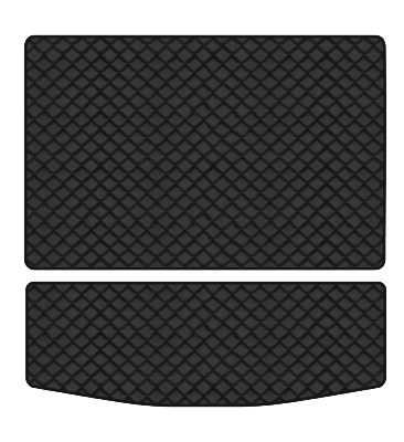 Коврики из экокожи в багажник авто EVAtech ECO для Outlander 7 seats Mitsubishi 2013 3 поколение SUV USA (MT31483BE2BBLB) - Фото 1