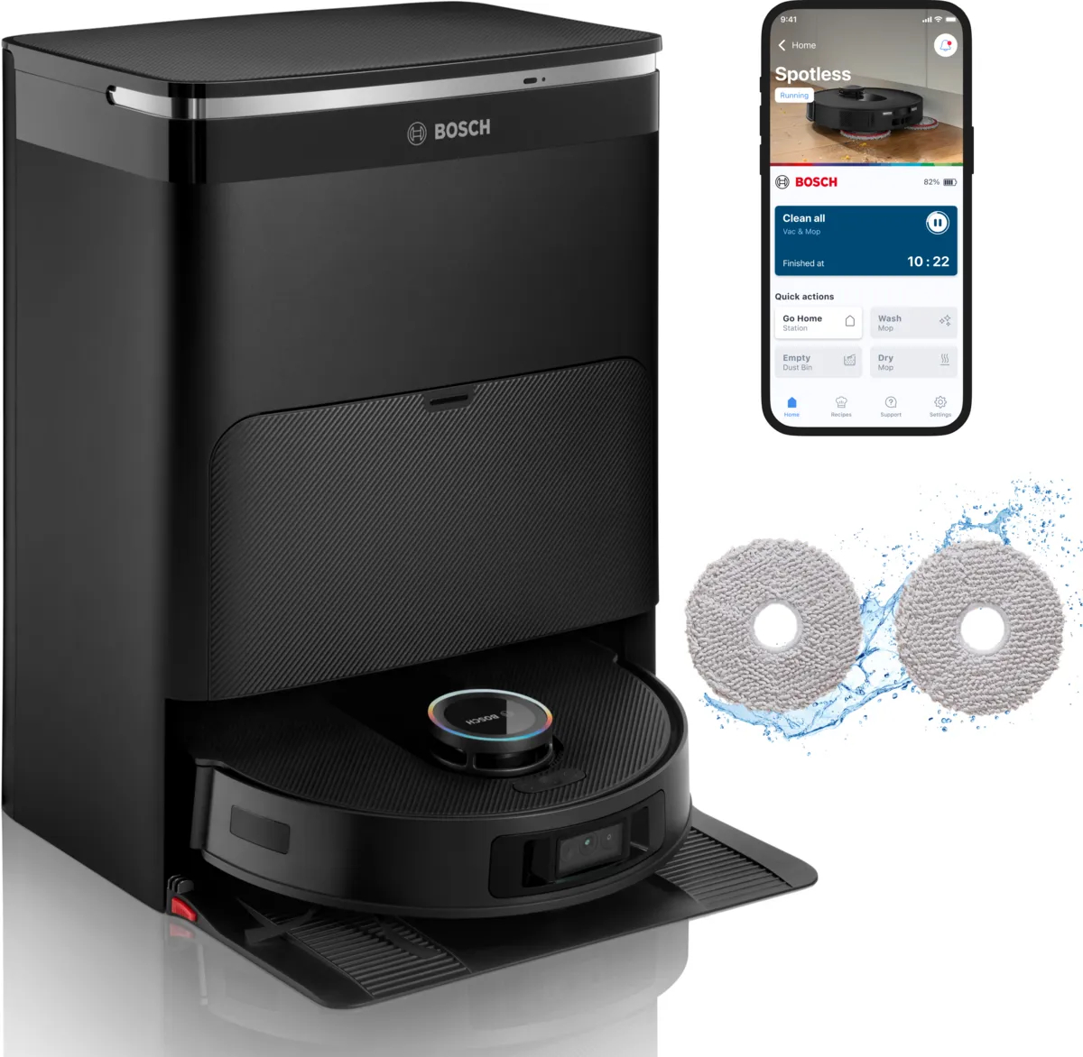 Робот-пилосос миючий Bosch BCRDW3BX - Фото 1