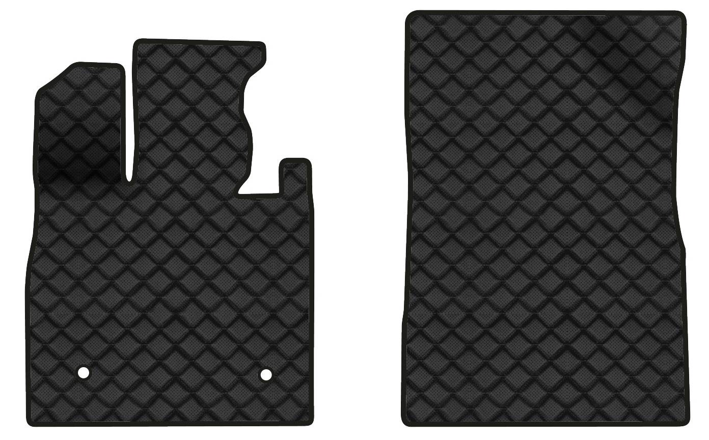Коврики из экокожи в салон авто передние EVAtech ECO для X5 (E70) (open threshold) BMW 2006-2013 2 поколение SUV EU BM325A2BW4BBB - Фото 1