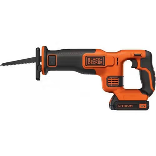 Пила сабельная Black&Decker 18В Li-Ion (BDCR18) - Фото 1