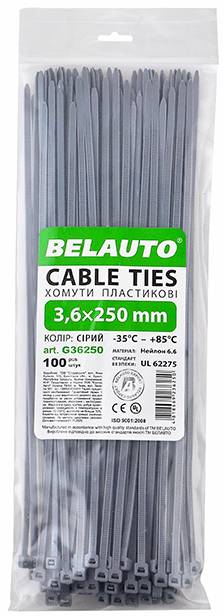 Набір хомутів BelAuto 3,6x250 (G36250) - Фото 1